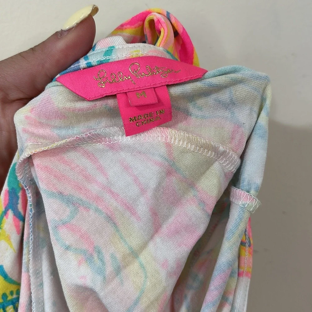 Lilly Pulitzer Ophelia Swing Dress Multi Fiesta Bamba Size Medium - Picture 9 of 10